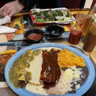 Enchiladas Bandera