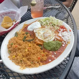 enchiladas rancheras