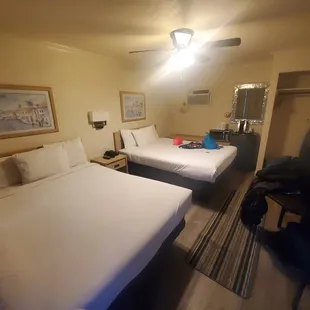 2 large beds, comfy and spacious.