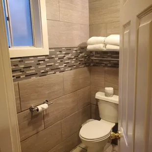 Newly updated bathroom.