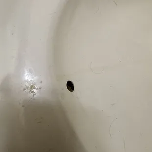Puked stained sink!