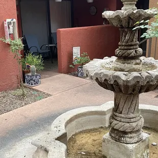 Rotting fountain in front of my apartment.