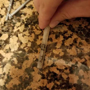 Syringe found in dishwasher