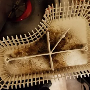 Disgusting amount of build up found in dishwasher