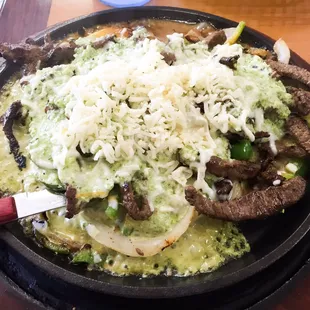 Poblano Beef Fajita Plate