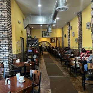 Corridor with seating