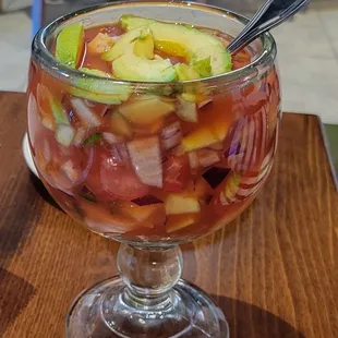 shrimp coctail (not ceviche)