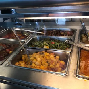 a variety of food items