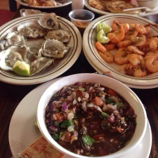 oysters, food, mussels, shellfish, oysters and mussels