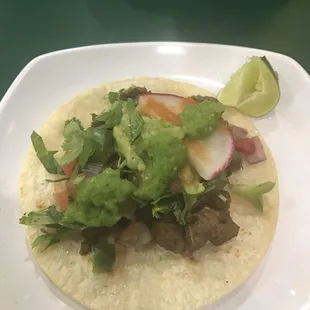 Beef Tacos the other way...lol