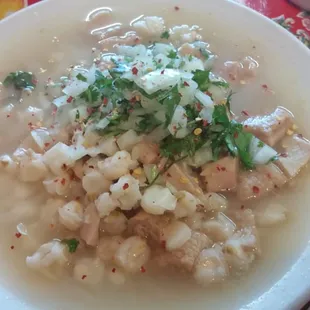 The menudo was very good. It had the cleanest cut meat I have ever had, including the tendons. Excellent!