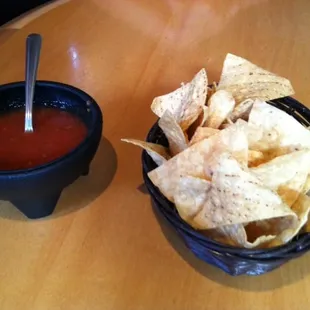 Boring chips and salsa.