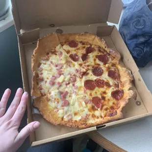 a pizza in a box