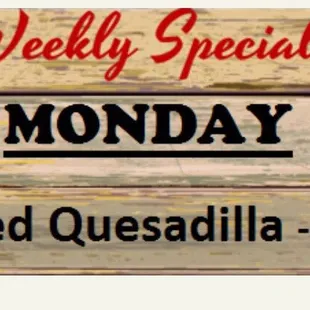 weekly specials