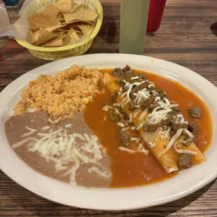 Spicy Burrito lunch special