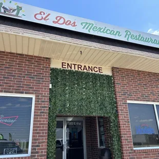 the entrance
