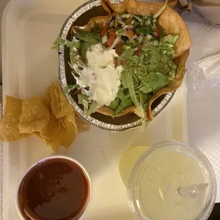 Taco Chicken Fajita Salad