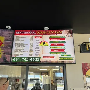 Simple menu makes it easy.