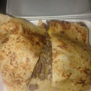 Carne asada quesadilla