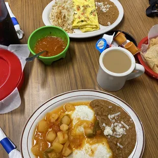 Huevos Rancheros &amp; Mexican Omelette