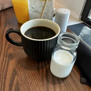 Cafe de olla with milk