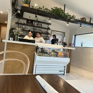 Adorable front coffee bar area