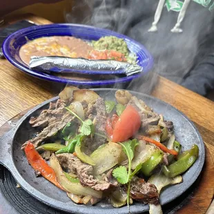 Beef fajitas