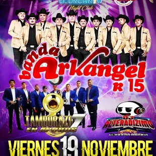 VIERNES 19 DE NOVIEMBRE LLEGA BANDA ARKANGEL R15