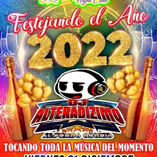 VEN A RECIBIR EL AÑO NUEVO CON NOSOTROS