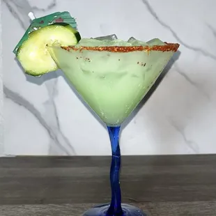 Sour apple martini