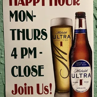 a poster for a beer