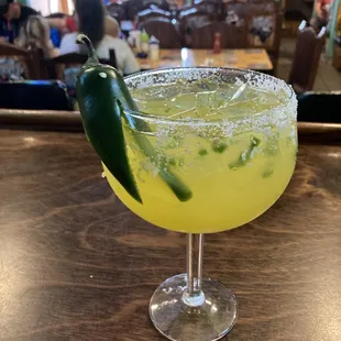 ¡ Lime/Jalapeño Margarita! Very tasty!