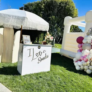 Boho Chic Street Corn and Popsicles Set up! Birthday Party!