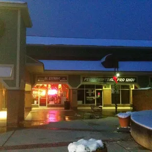 its behind the silo!