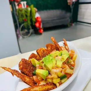 a plate of food