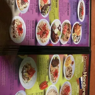 a menu for a mexican restaurant