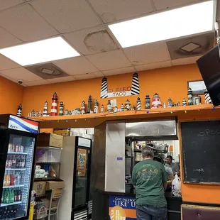 a man in a restaurant
