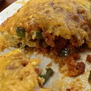 Stuffed Omelet de Chorizo