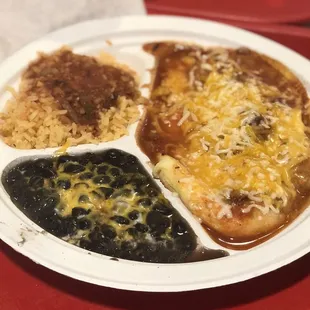 Chile relleno dinner plate, 9 bucks!