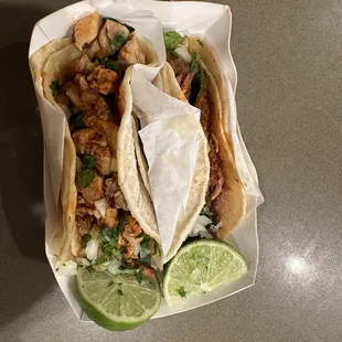 Pork and chicken Taqueria Taco