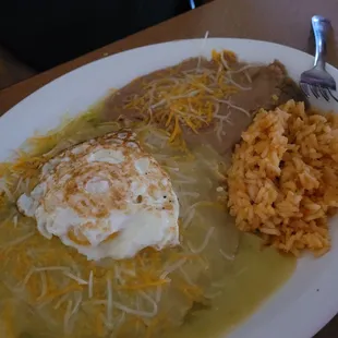 Cheese Enchilada Plate