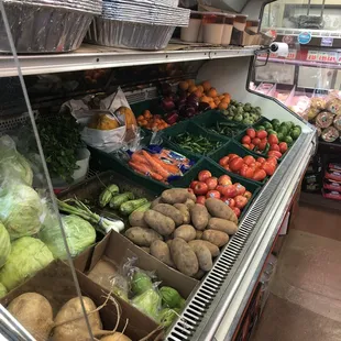 Our fruit and veggies section