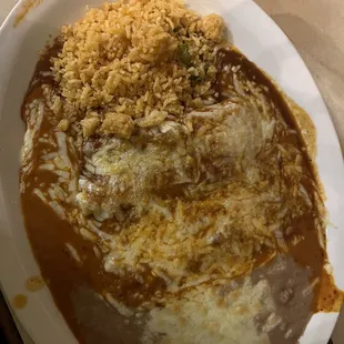 Mole and Chipotle Enchiladas