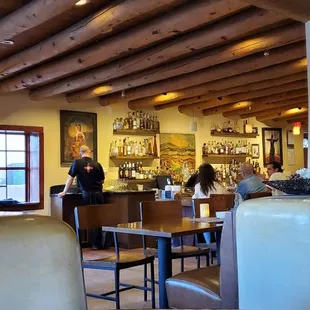 the interior of a restaurant