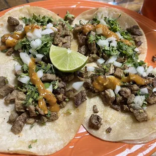 Street Tacos.  31. 4 Tacos de Asada Lunch Special