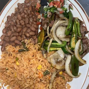 Carne asada plate
