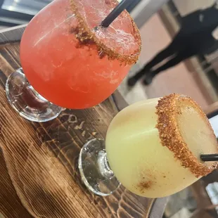Margarita time!
Watermelon on the rocks 
Blended passion fruit