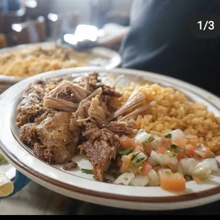 Carnitas plate Take-Out &amp; Delivery 714 533-6032