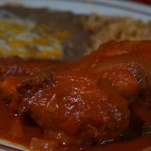Pollo ranchero plate