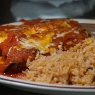 Chile relleno plate